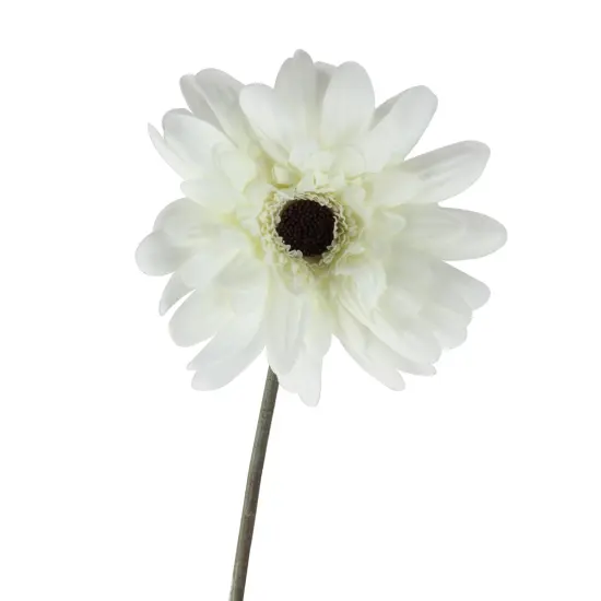 Allstate Gerbera Daisy Artificial Floral Stem Spray - 21.5" - Cream Ivory {3}