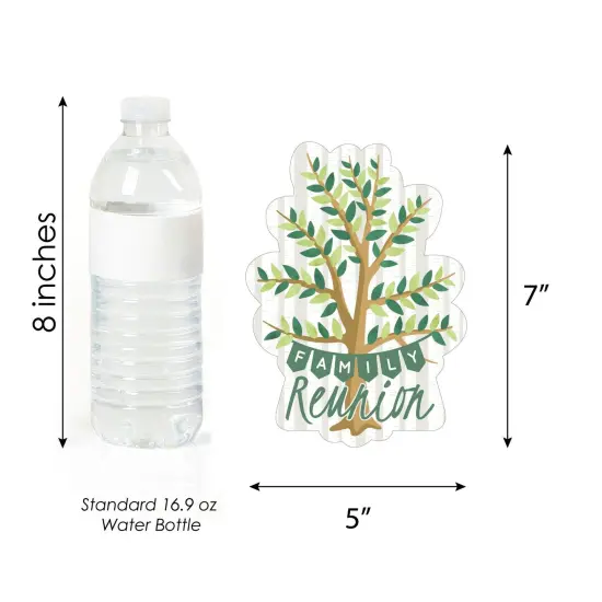 Big Dot of Happiness Family Tree Reunion - Family Tree Decorations DIY Family Gathering Party Essentials - Set of 20 {6}