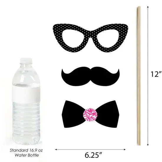 Big Dot of Happiness We've Got Spirit - Cheerleading - Birthday Party or Cheerleader Party Photo Booth Props Kit - 20 Count {6}