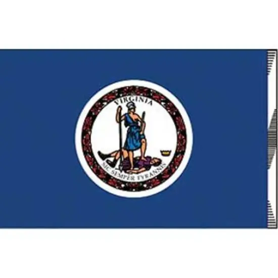 Virginia Flag On A Stick 12" x 18" {1}
