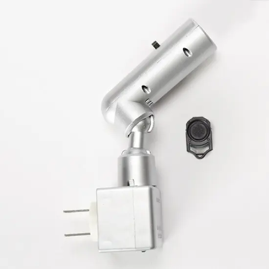 Roman Starry Night LED Projector Light with Slide &ndash; Indoor Wall, Floor or Ceiling Display, Auto Light Sensor Silver {1}