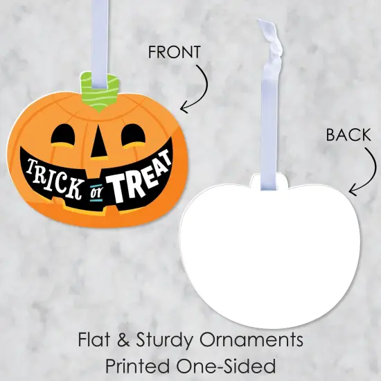 Big Dot of Happiness Jack-O'-Lantern Halloween - Kids Halloween Decorations - Tree Ornaments - Set of 12 {7}
