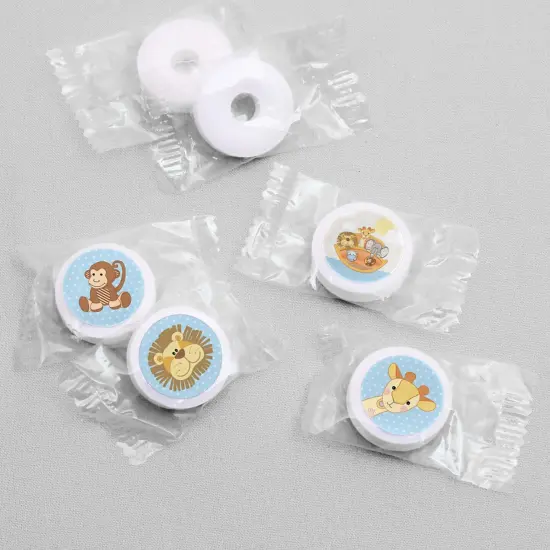 Big Dot of Happiness Noah's Ark - Baby Shower Round Candy Sticker Favors - Labels Fits Chocolate Candy (1 sheet of 108) {4}