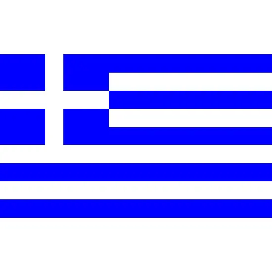 Greece Flag with Grommets 3ft x 5ft {1}
