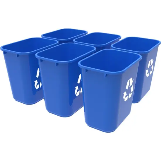 Medium Recycling Basket, Blue (Case of 6) {1}