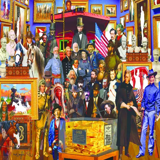 Sunsout 19th Century History 1000 pc Large Pieces Jigsaw Puzzle 61504 {1}