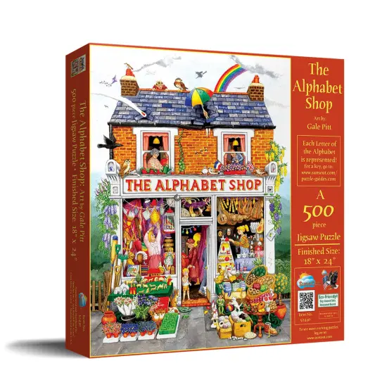 Sunsout The Alphabet Shop 500 pc Jigsaw Puzzle 52430 {3}