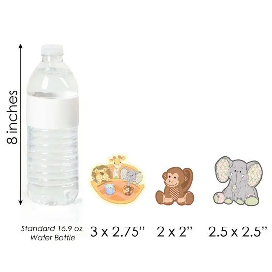 Big Dot of Happiness Noah's Ark - DIY Shaped Baby Shower or Birthday Party Cut-Outs - 24 Count {7}