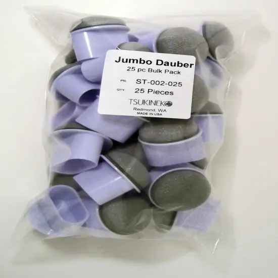 Jumbo Daubers 25/Pkg-1.5"X1.375"X.625" {1}