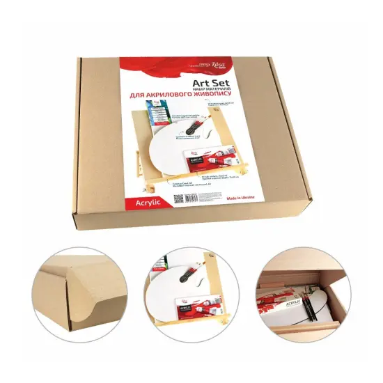Complete Art Set for Acrylic Painting, ROSA Studio, {2}