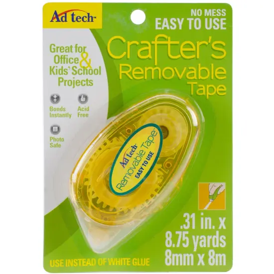 Ad Tech Crafter's No Mess Removable Tape Runner-.31"X315" {1}