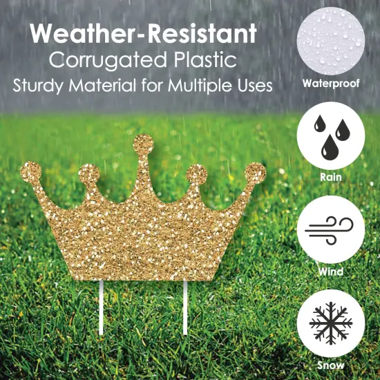 Big Dot of Happiness Prom - Yard Sign and Outdoor Lawn Decorations - Prom Night Party Yard Signs - Set of 8 {4}