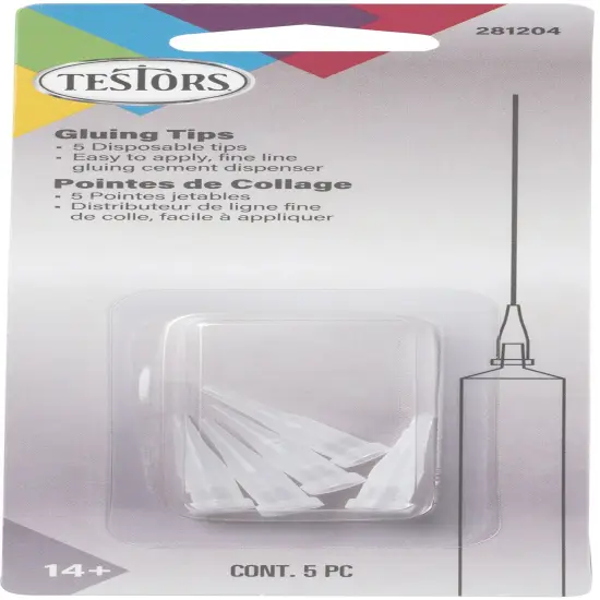Testors Precision Glue Tips 5/Pkg {1}