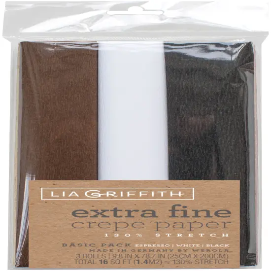 Lia Griffith Extra Fine Crepe Paper 3/Pkg-Basic {1}
