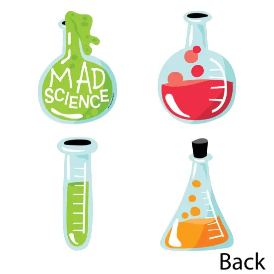 Big Dot of Happiness Scientist Lab - Beaker Test Tube Decorations DIY Baby Shower or Birthday Party Essentials - Set of 20 {4}