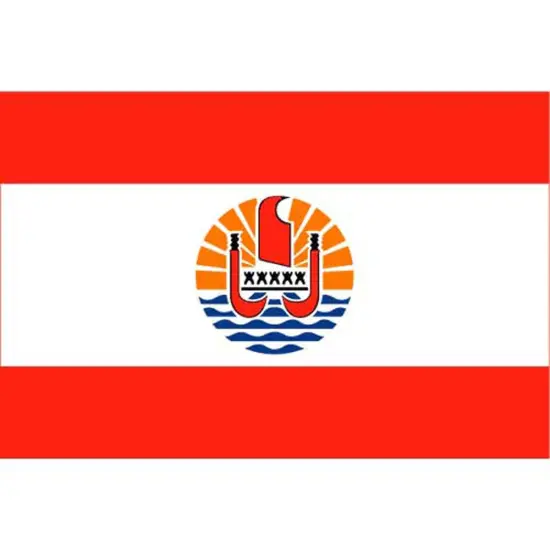 Tahiti Flag with Grommets 3ft x 5ft {1}