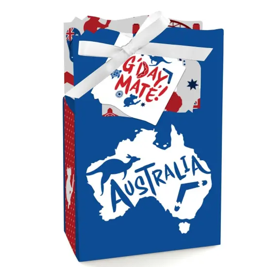 Big Dot of Happiness Australia Day - G'Day Mate Aussie Party Favor Boxes - Set of 12 {1}