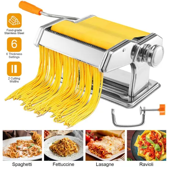 Pasta Maker Roller Machine Fettuccine Noodle Maker {2}
