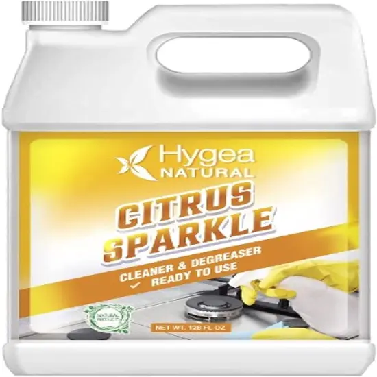 Hygea Natural Citrus Sparkle - Natural Cleaner and Degreaser Ready to use 24oz Spray + Refill {3}