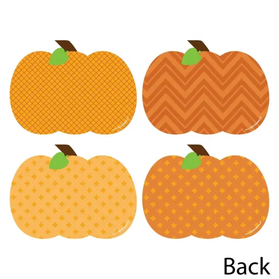 Big Dot of Happiness Pumpkin Patch - Pumpkin Decorations DIY Fall, Halloween or Thanksgiving Party Essentials - Set of 20 {4}