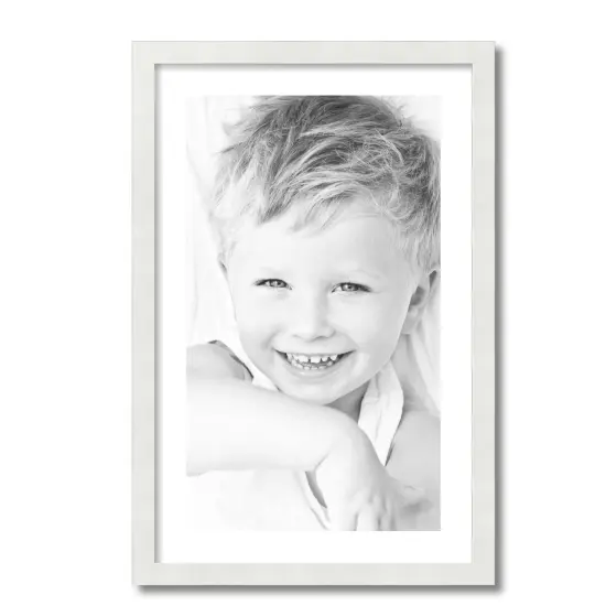 ArtToFrames 18x28" Matted Picture Frame with 14x24" Single Mat Photo Opening Framed in 1.25" White and 2" Mat (FWM-3966-18x28) {4}