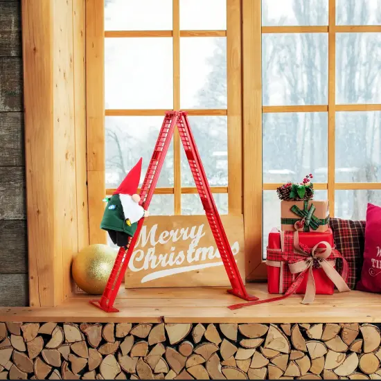 Mr. Christmas Mr. Christmas Mini Super Climbing Gnome Decoration Red {3}