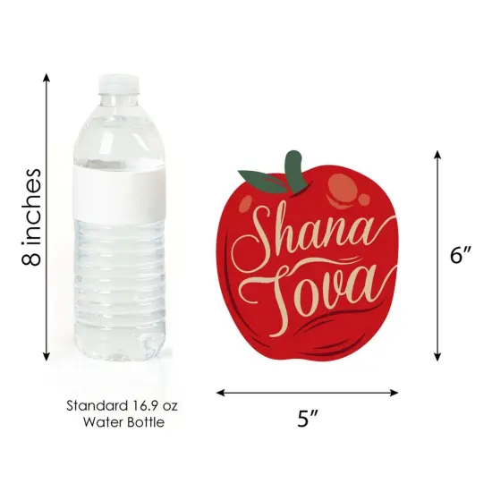 Big Dot of Happiness Rosh Hashanah - Apple Decorations DIY New Year Essentials - Set of 20 {6}