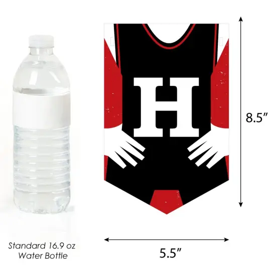 Big Dot of Happiness Own the Mat - Wrestling - Birthday Party Bunting Banner - Birthday Party Decorations - Happy Birthday {4}