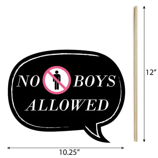 Big Dot of Happiness Funny Girls Night Out - Bachelorette Party Photo Booth Props Kit - 10 Piece {6}