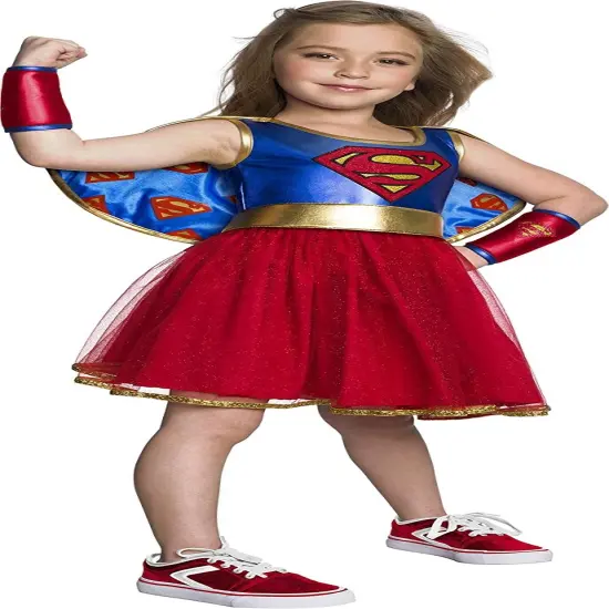 Rubies Blue and Red DCC Supergirl Tutu Dress Halloween Costume Girls 10-12 Size L {6}