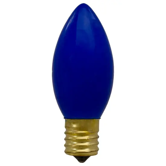 Northlight C9 Opaque Christmas Replacement Bulbs - Blue - 4ct {3}