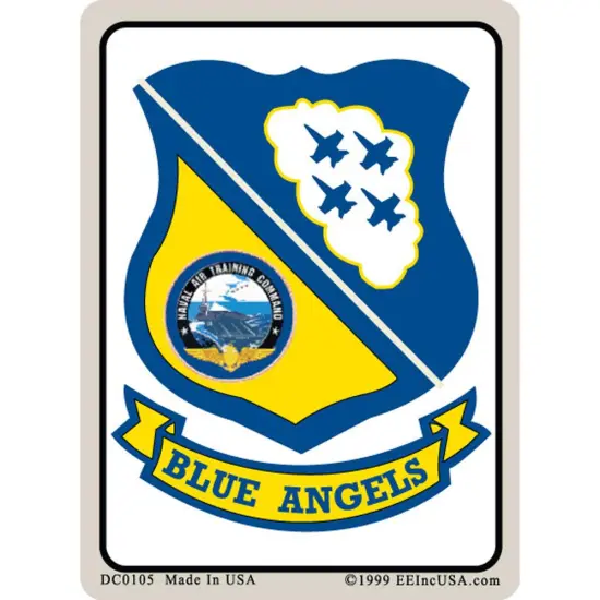 U.S. Navy Blue Angels Sticker 2-3/4"X4" {1}