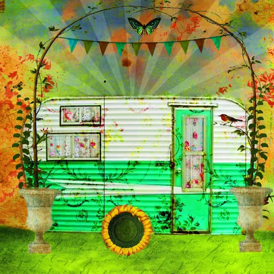 Sunsout Home is Where you Park it 500 pc Jigsaw Puzzle 41813 {1}