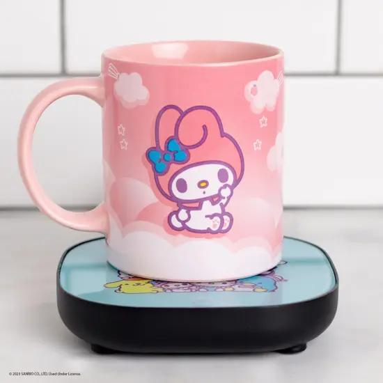Uncanny Brands Hello Kitty and Friends My Melody Coffee Mug with Electric Mug Warmer {2}