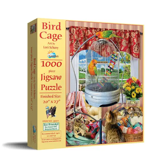 Sunsout Bird Cage pc 1000 pc Jigsaw Puzzle 35072 {3}
