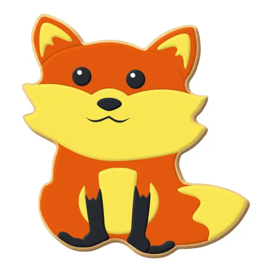 Cute Fox Cookie Cutter 4 in B1593, CookieCutter.com, Tin Plated Steel, Handmade in the USA {3}
