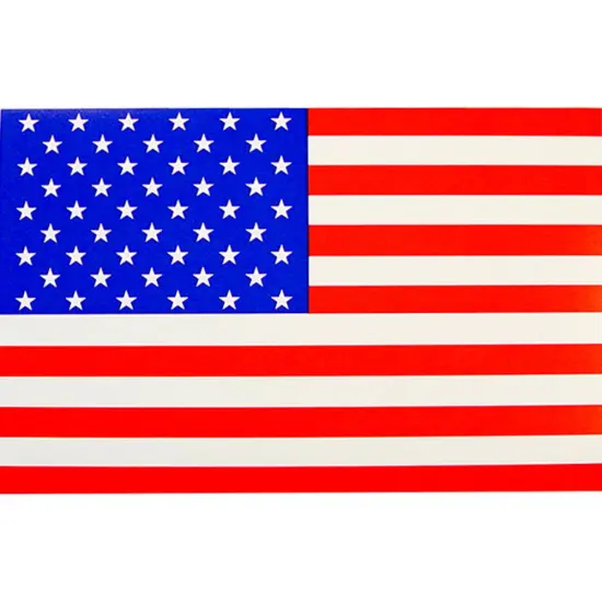 American Flag Sticker 5" x 8" 5"X8" {1}