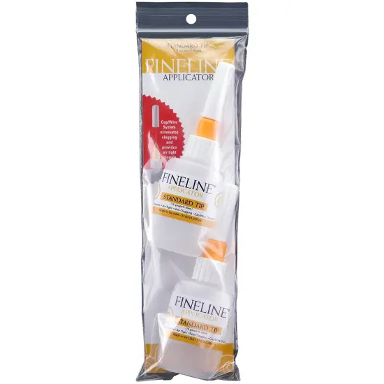 Fineline 18 Gauge Applicators & Bottles - Empty 2/Pkg-1.25oz {1}