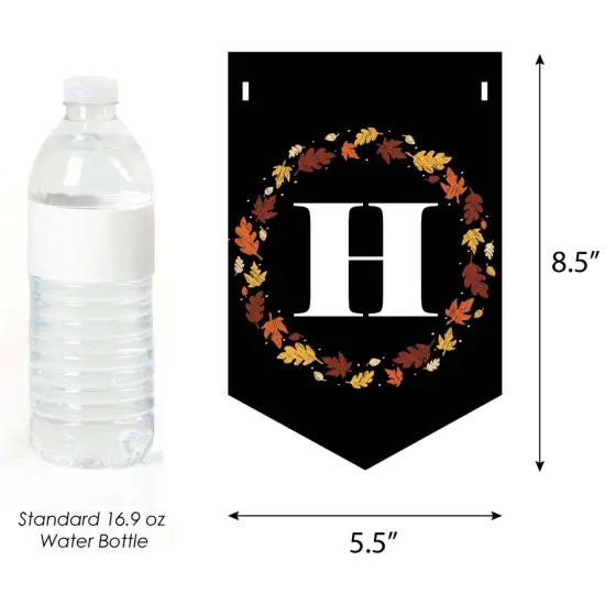 Big Dot of Happiness Give Thanks - Thanksgiving Party Bunting Banner - Fall Party Decorations - Happy Thanksgiving {4}