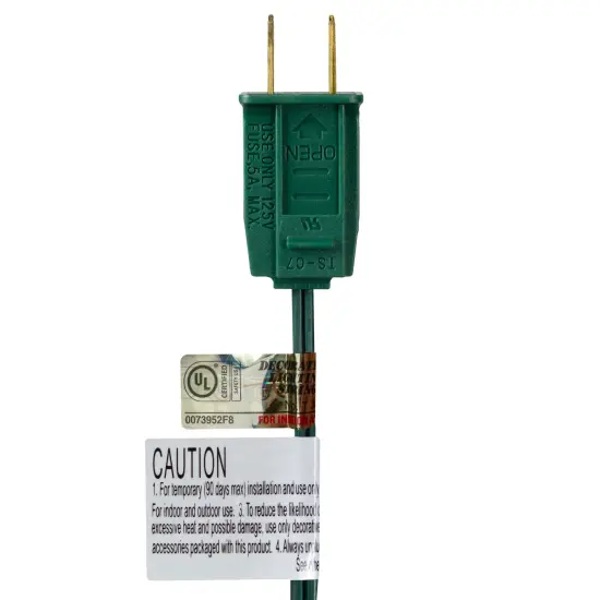 Northlight Transparent C9 Christmas String Lights - MultiColor - 24' Green Wire - 25ct {3}