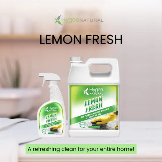 Hygea Natural Lemon Fresh - Natural All Purpose Cleaner (Ready to Use) Gallon 128 oz {2}