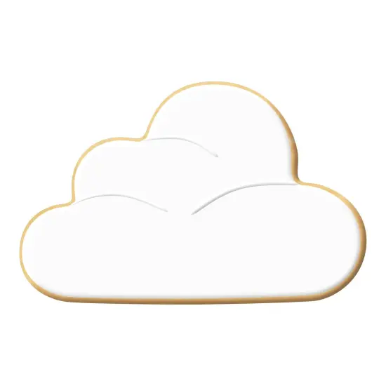 Clouds Cookie Cutter 4 in, CookieCutter.com, Tin Plated Steel, Handmade in the USA {2}