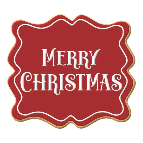 Fancy Rectangle Plaque Cookie Cutter 4 in B1572, CookieCutter.com, Tin Plated Steel, Handmade in the USA {6}