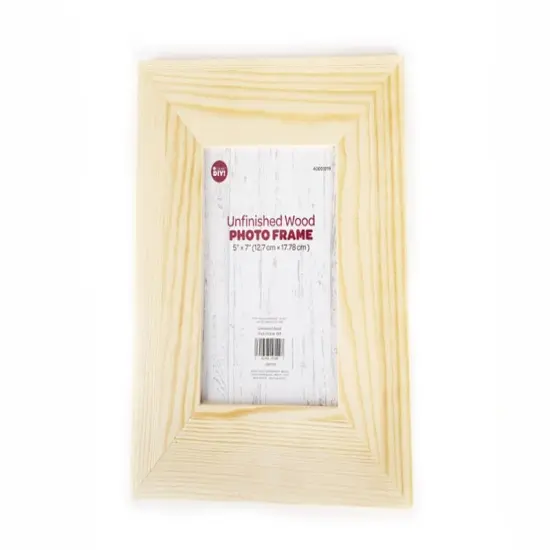 CousinDIY Unfinished Wood Photo Frame-5"X7" {1}