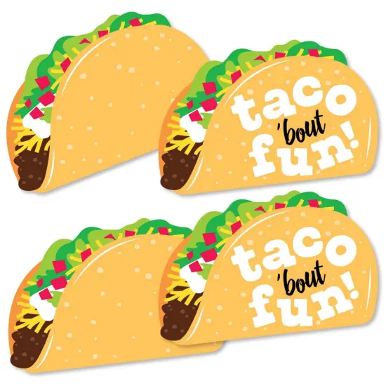 Big Dot of Happiness Taco 'Bout Fun - Decorations DIY Fiesta Essentials - Set of 20 {3}