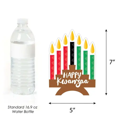 Big Dot of Happiness Happy Kwanzaa - Kinara Decorations Diy Party Essentials - Set of 20 {6}