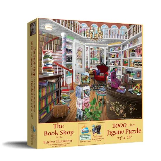 Sunsout The Book Shop 1000 pc Jigsaw Puzzle 31534 {3}