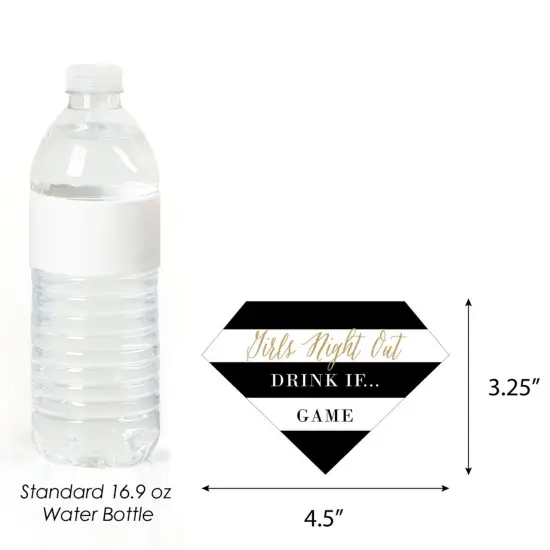 Big Dot of Happiness Drink If Game - Girls Night Out - Party Game Cards - 24 Count {6}