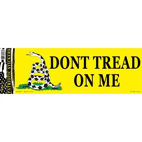 EagleEmblems BM7092 Sticker-Dont Tread on ME (3.5x10'') {1}