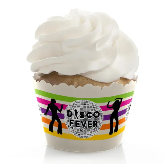 Big Dot of Happiness 70's Disco - 1970's Disco Fever Party Decorations - Party Cupcake Wrappers - Set of 12 {1}